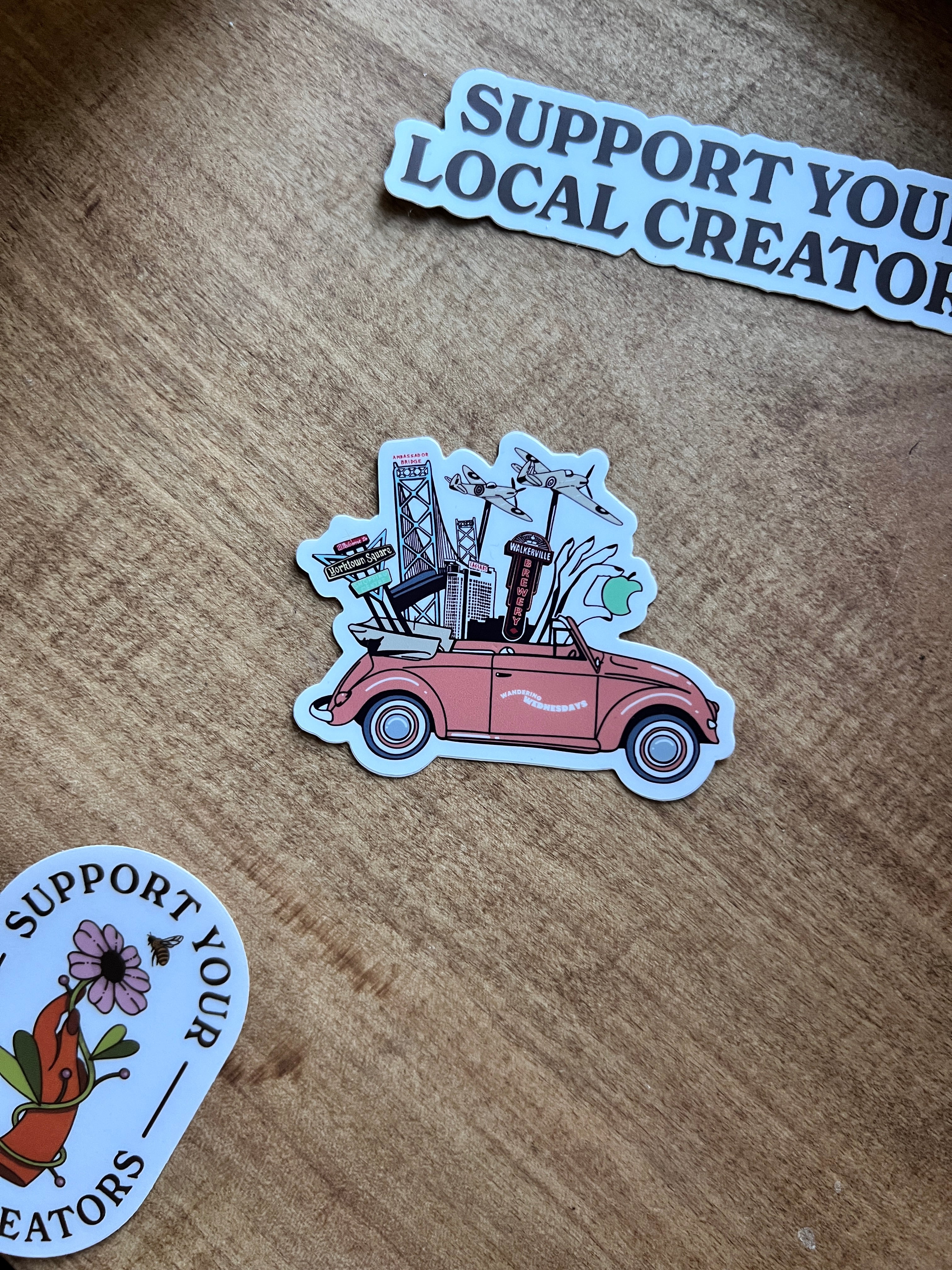 Wandering Wednesday Sticker